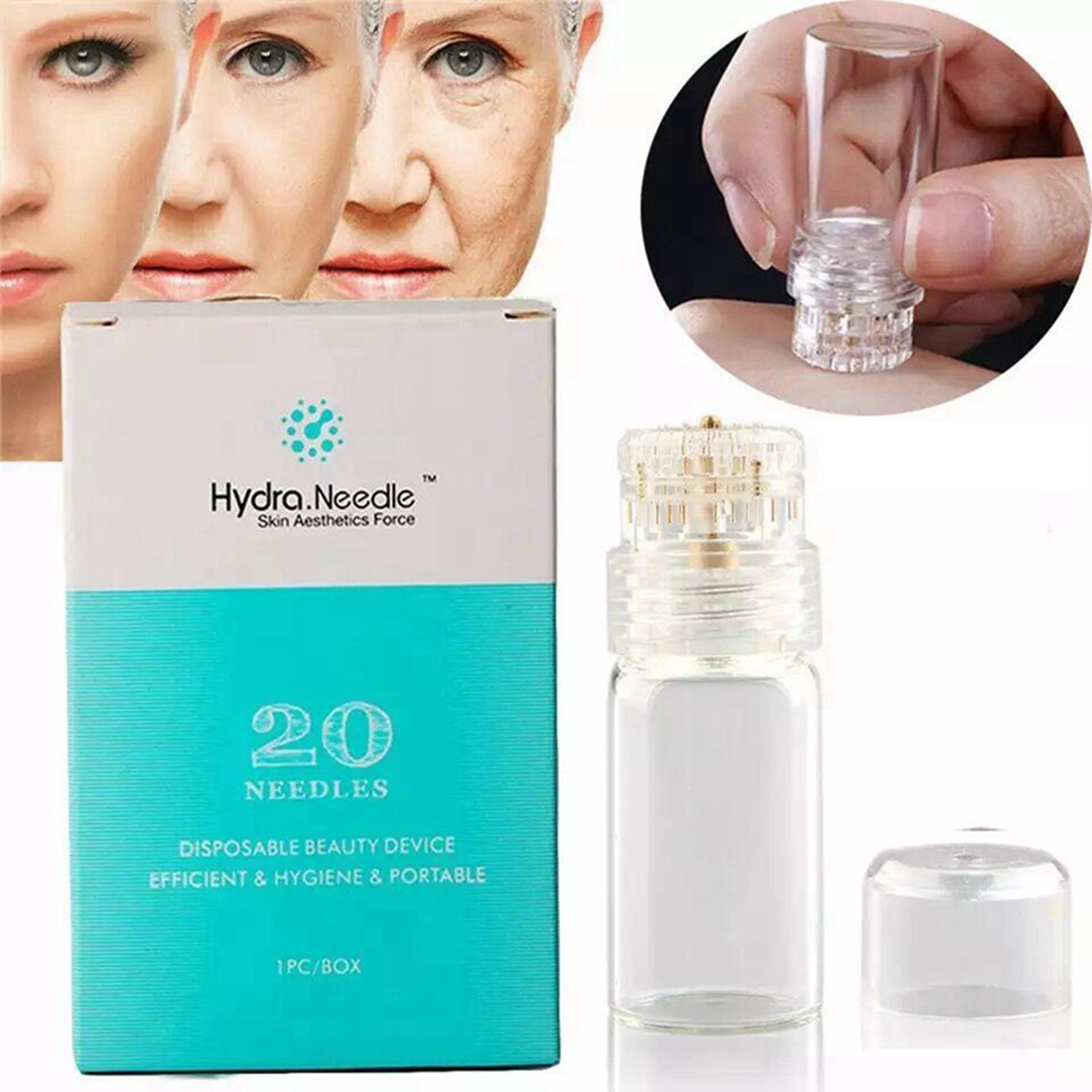 Hydra Needle 20pins Hydra Roller 64 Pins Microneedling Tools