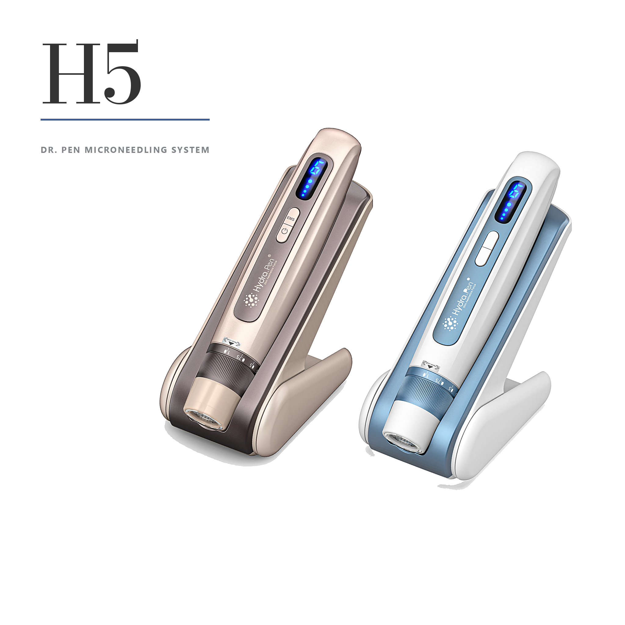 Hydra Pen H5 Microneedling Pen – Official Authorized Store | 3mL Serum Infusion with 4-Level EMS Microcurrent