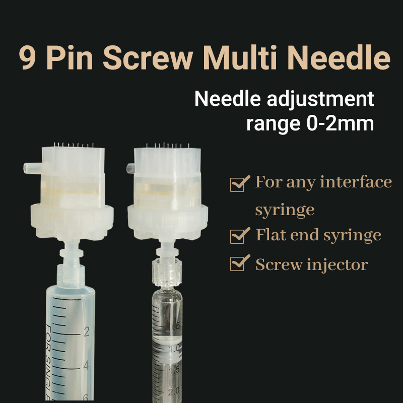 9 Pin Screw Multi Needle for Facoal Filler Injection