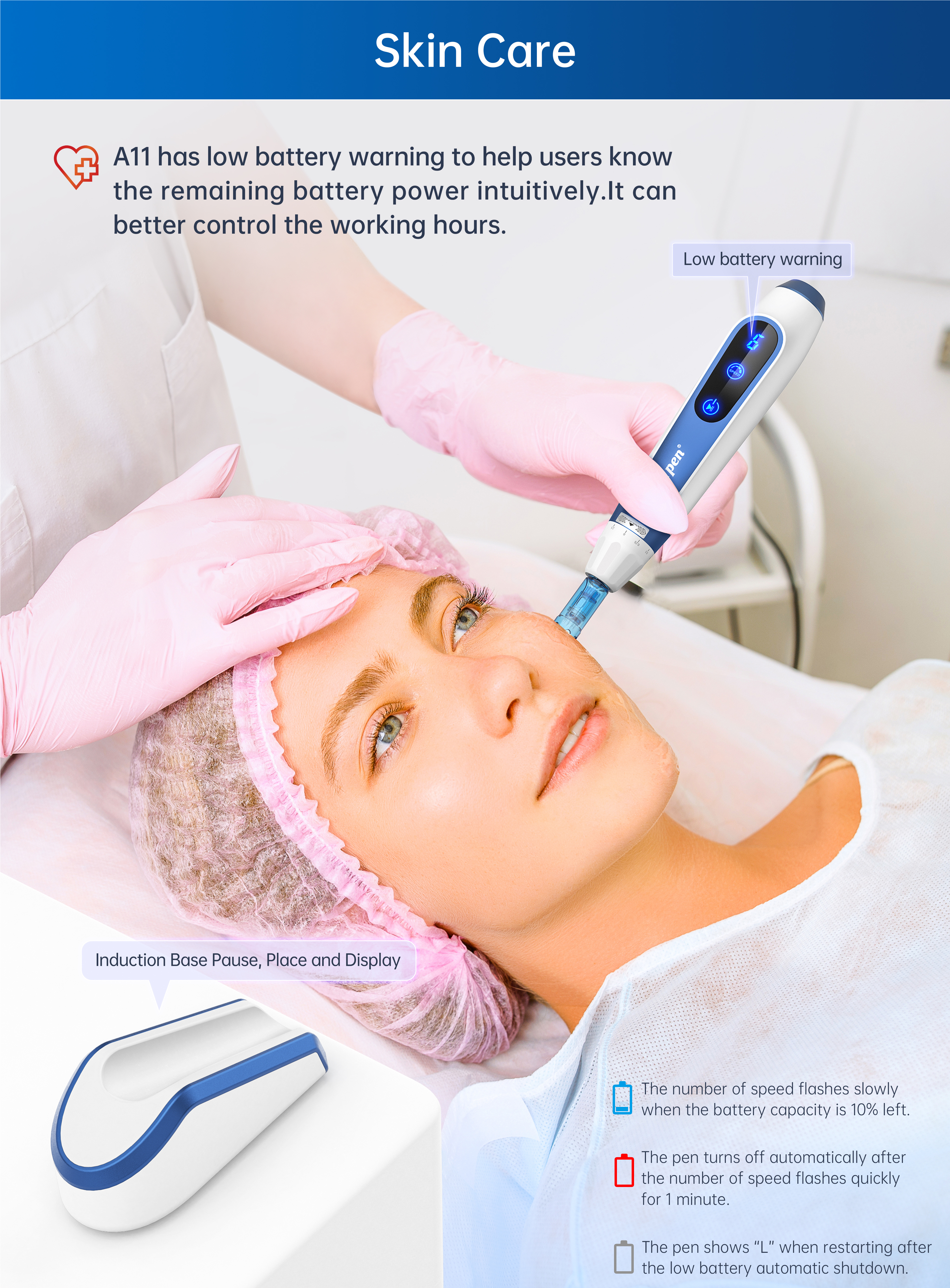Dr. Pen A11 Microneedling Pen – Official Authorized Store | Advanced Professional Microneedling System with Smart Display