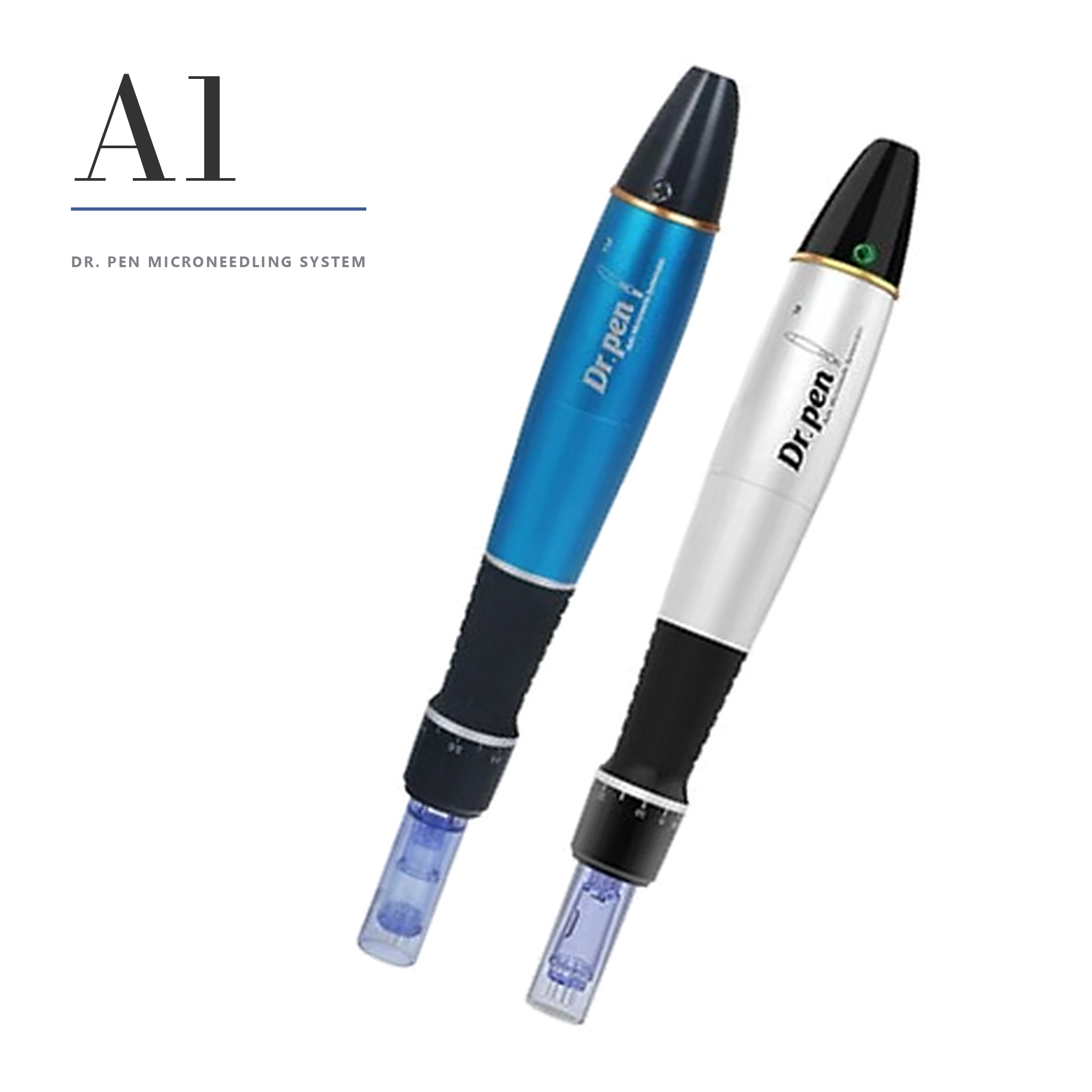 Dr. Pen Ultima A1 Microneedling Pen – Official Authorized Store | Wired and Wireless Pen with Adjustable Depth Dial